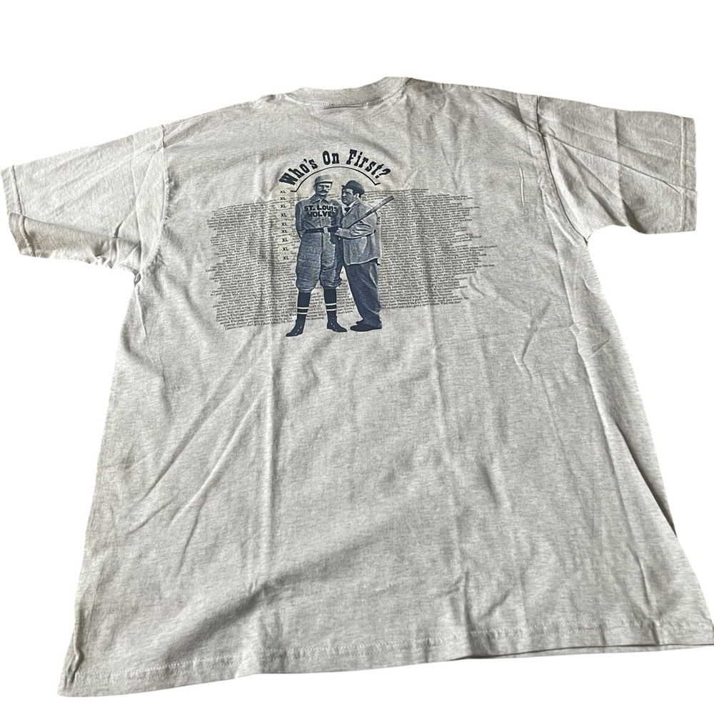Who's On First? Graphic Short-Sleeve Tee - Gray